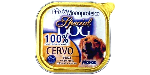 SPECIAL DOG PATE' MONOPROTEICO CERVO GR.300