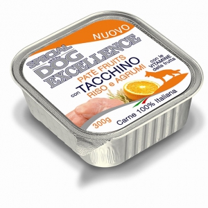 SPECIAL DOG PATE TACCH/RISO/AGRUMI GR.300 EXCELLENCE