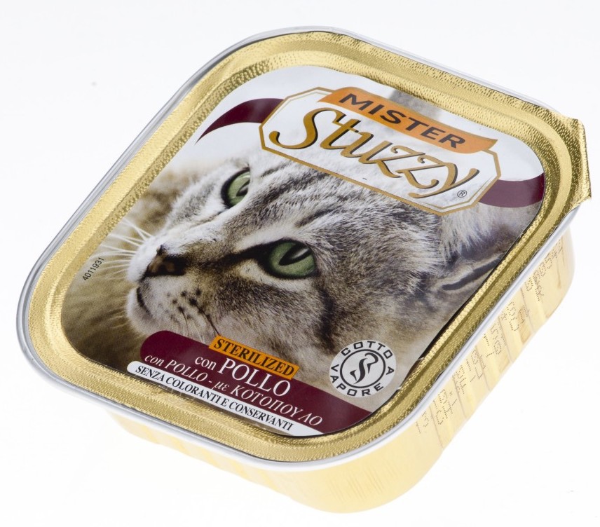 STUZZY MISTERCAT GR.100 STERILIZ. POLLO