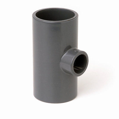 TEE PVC GRIGIO MM.40