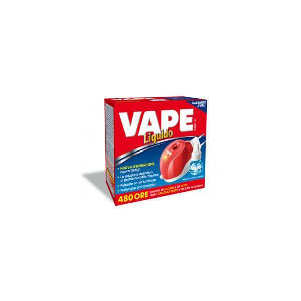 VAPE ELETTROEMANATORE C/LIQUIDO 480 ORE