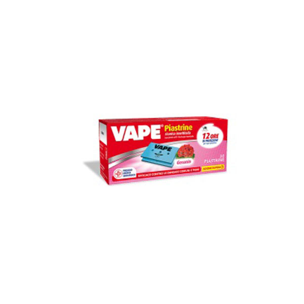 VAPE ZANZARE GERANIO 30PZ.