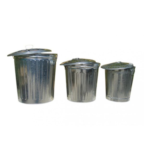 BIDONE LAMIERA ZINCATA LT.35