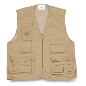 GILET MULTITASCHE L KAKI