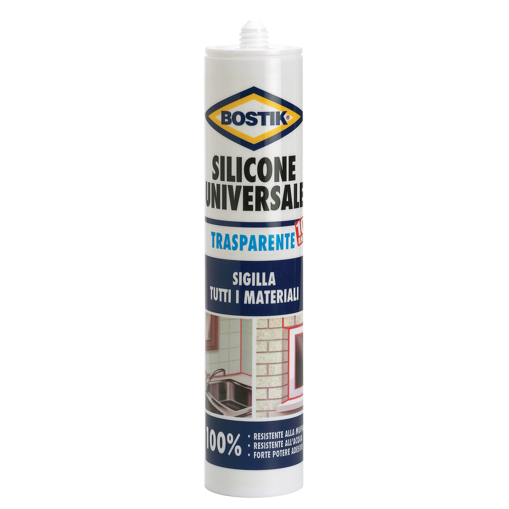 SILICONE CARTUCCIA TRASPARENTE
