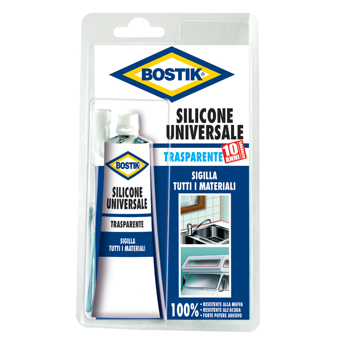 SILICONE BLISTER TRASPARENTE
