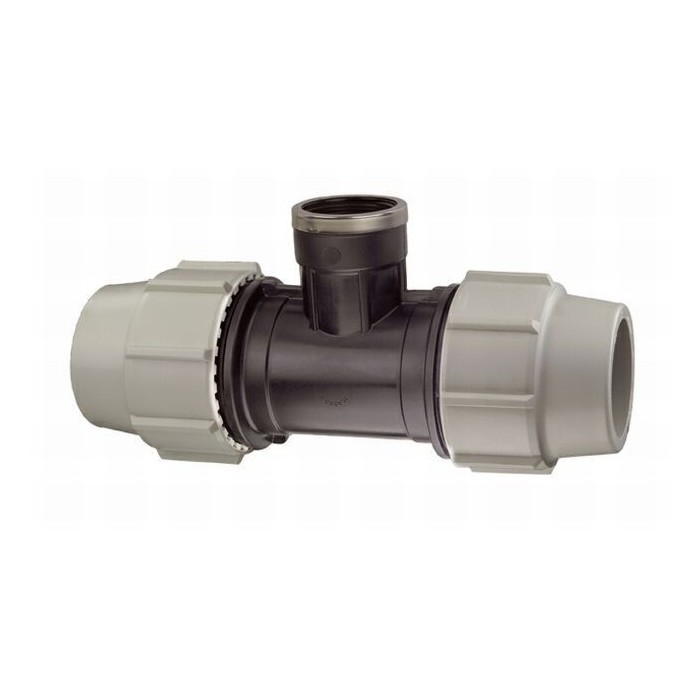 TEE POLIETILENE 25X3/4X25 F