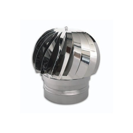 CAPPELLO GIREV.STUFA MM.100 ZINCATO
